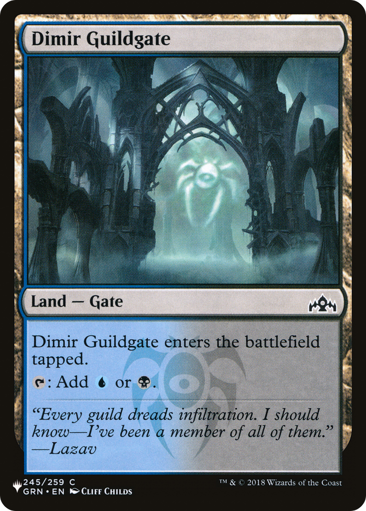 Dimir Guildgate [The List] | Shuffle n Cut Hobbies & Games