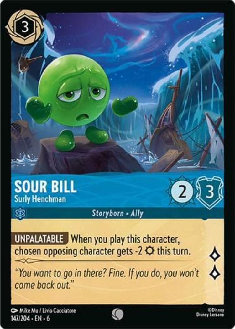 Sour Bill - Surly Henchman (147/204) [Azurite Sea] | Shuffle n Cut Hobbies & Games