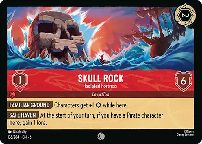 Skull Rock - Isolated Fortress (136/204) [Azurite Sea] | Shuffle n Cut Hobbies & Games