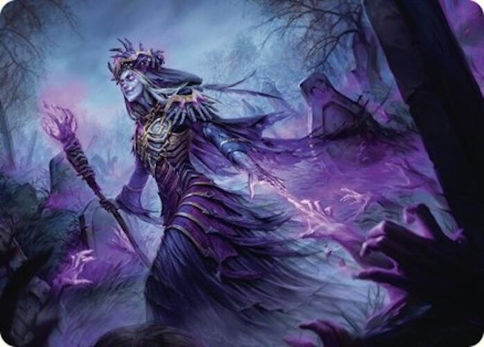 Zul Ashur, Lich Lord Art Card (10/54) [Foundations Art Series] | Shuffle n Cut Hobbies & Games