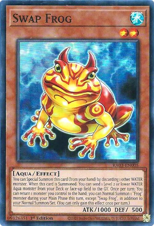 Swap Frog [RA03-EN005] Super Rare | Shuffle n Cut Hobbies & Games