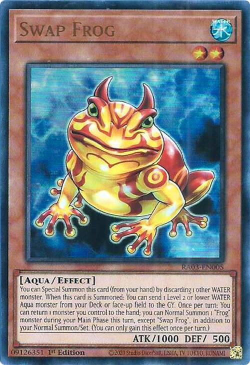 Swap Frog (UR) [RA03-EN005] Ultra Rare | Shuffle n Cut Hobbies & Games