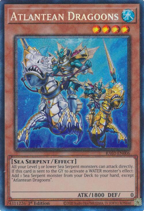 Atlantean Dragoons (CR) [RA03-EN006] Prismatic Collector's Rare | Shuffle n Cut Hobbies & Games