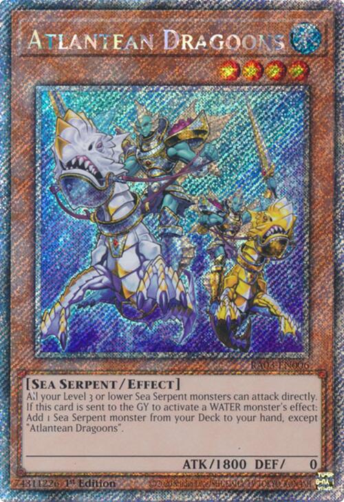 Atlantean Dragoons (Platinum Secret Rare) [RA03-EN006] Platinum Secret Rare | Shuffle n Cut Hobbies & Games