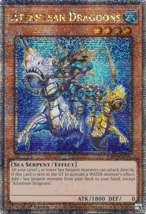 Atlantean Dragoons (Quarter Century Secret Rare) [RA03-EN006] Quarter Century Secret Rare | Shuffle n Cut Hobbies & Games