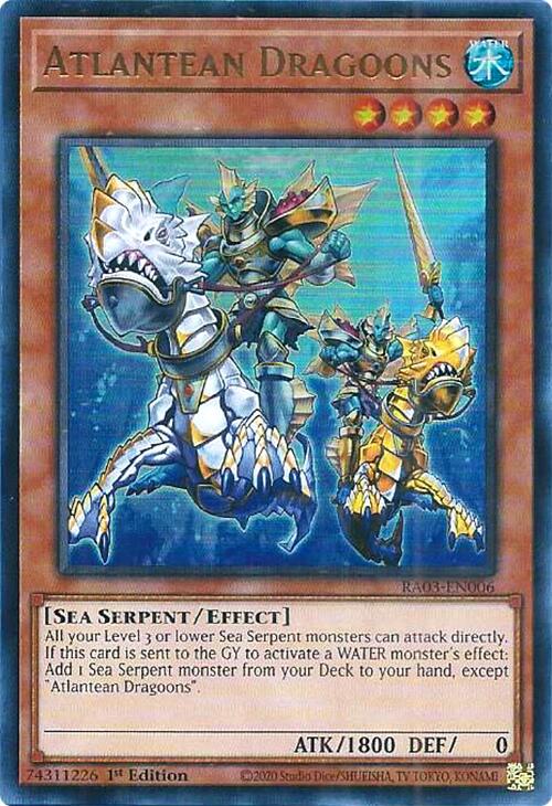 Atlantean Dragoons (UR) [RA03-EN006] Ultra Rare | Shuffle n Cut Hobbies & Games