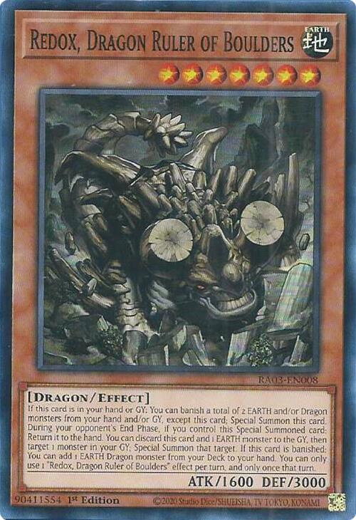 Redox, Dragon Ruler of Boulders [RA03-EN008] Super Rare | Shuffle n Cut Hobbies & Games