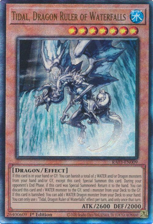 Tidal, Dragon Ruler of Waterfalls (UTR) [RA03-EN009] Prismatic Ultimate Rare | Shuffle n Cut Hobbies & Games