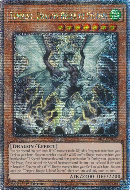 Tempest, Dragon Ruler of Storms (Quarter Century Secret Rare) [RA03-EN011] Quarter Century Secret Rare | Shuffle n Cut Hobbies & Games