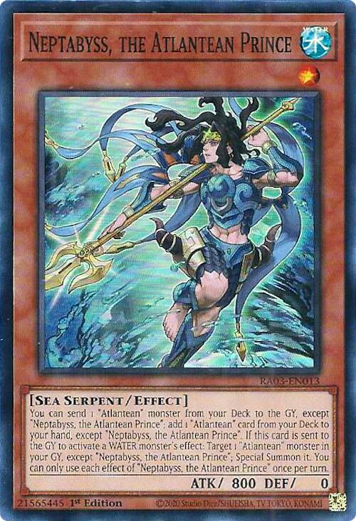 Neptabyss, the Atlantean Prince [RA03-EN013] Super Rare | Shuffle n Cut Hobbies & Games