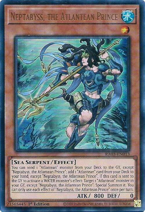 Neptabyss, the Atlantean Prince (UR) [RA03-EN013] Ultra Rare | Shuffle n Cut Hobbies & Games