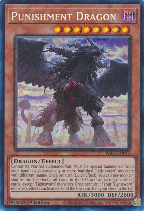 Punishment Dragon (CR) [RA03-EN015] Prismatic Collector's Rare | Shuffle n Cut Hobbies & Games