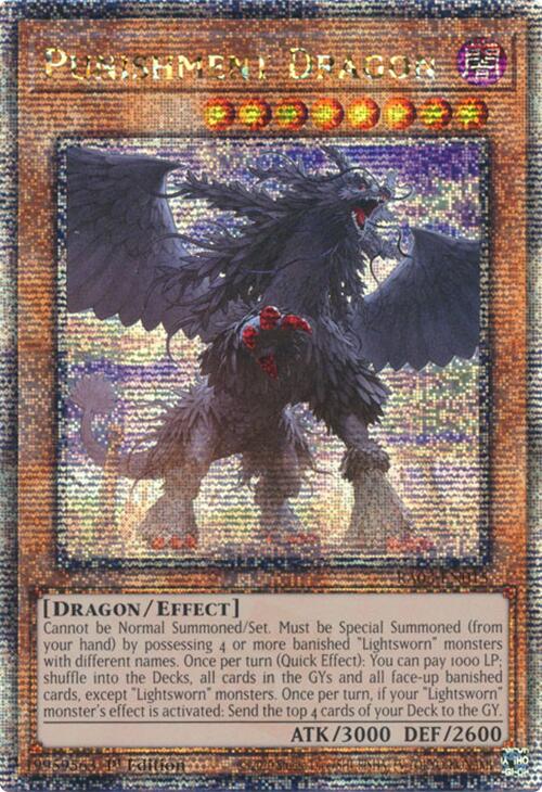 Punishment Dragon (Quarter Century Secret Rare) [RA03-EN015] Quarter Century Secret Rare | Shuffle n Cut Hobbies & Games