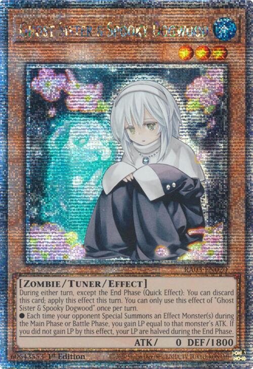 Ghost Sister & Spooky Dogwood (Quarter Century Secret Rare) [RA03-EN020] Quarter Century Secret Rare | Shuffle n Cut Hobbies & Games