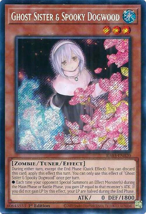 Ghost Sister & Spooky Dogwood (Secret Rare) [RA03-EN020] Secret Rare | Shuffle n Cut Hobbies & Games