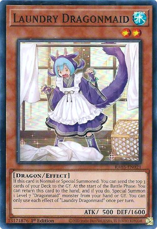 Laundry Dragonmaid [RA03-EN021] Super Rare | Shuffle n Cut Hobbies & Games