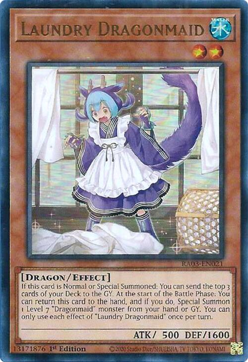 Laundry Dragonmaid (UR) [RA03-EN021] Ultra Rare | Shuffle n Cut Hobbies & Games