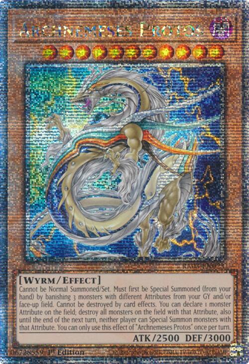 Archnemeses Protos (Quarter Century Secret Rare) [RA03-EN023] Quarter Century Secret Rare | Shuffle n Cut Hobbies & Games