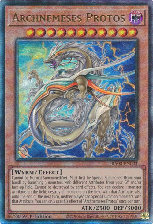 Archnemeses Protos (UTR) [RA03-EN023] Prismatic Ultimate Rare | Shuffle n Cut Hobbies & Games