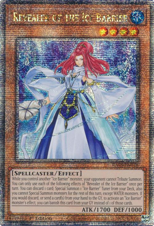 Revealer of the Ice Barrier (Quarter Century Secret Rare) [RA03-EN028] Quarter Century Secret Rare | Shuffle n Cut Hobbies & Games