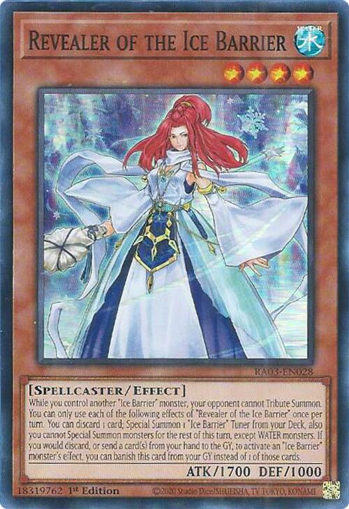 Revealer of the Ice Barrier [RA03-EN028] Super Rare | Shuffle n Cut Hobbies & Games