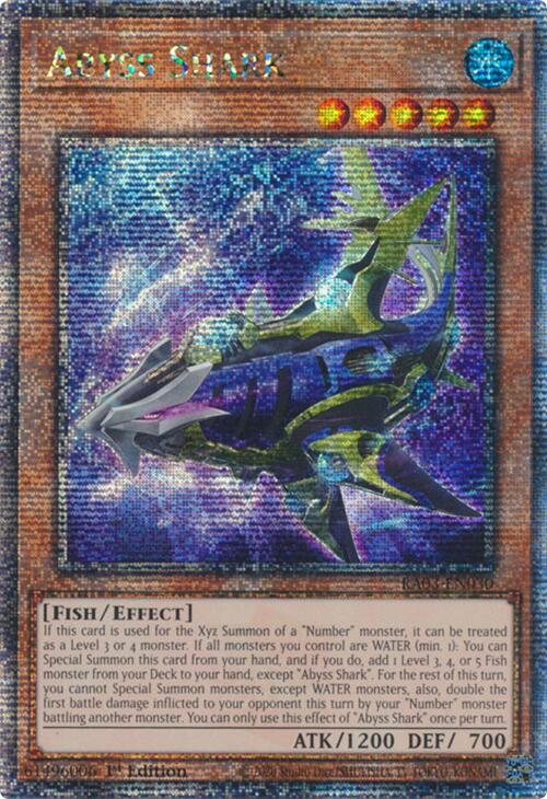 Abyss Shark (Quarter Century Secret Rare) [RA03-EN030] Quarter Century Secret Rare | Shuffle n Cut Hobbies & Games