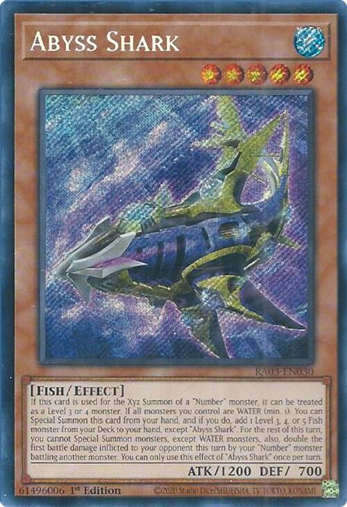 Abyss Shark (Secret Rare) [RA03-EN030] Secret Rare | Shuffle n Cut Hobbies & Games