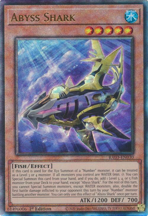 Abyss Shark (UTR) [RA03-EN030] Prismatic Ultimate Rare | Shuffle n Cut Hobbies & Games