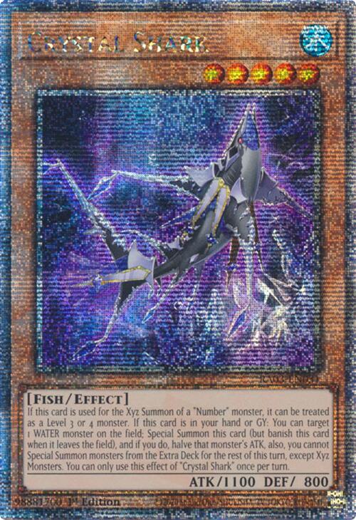 Crystal Shark (Quarter Century Secret Rare) [RA03-EN031] Quarter Century Secret Rare | Shuffle n Cut Hobbies & Games