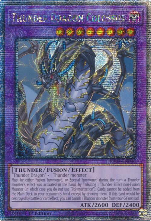 Thunder Dragon Colossus (Quarter Century Secret Rare) [RA03-EN036] Quarter Century Secret Rare | Shuffle n Cut Hobbies & Games