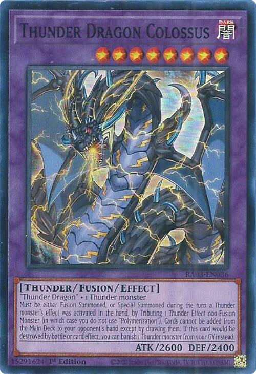 Thunder Dragon Colossus [RA03-EN036] Super Rare | Shuffle n Cut Hobbies & Games