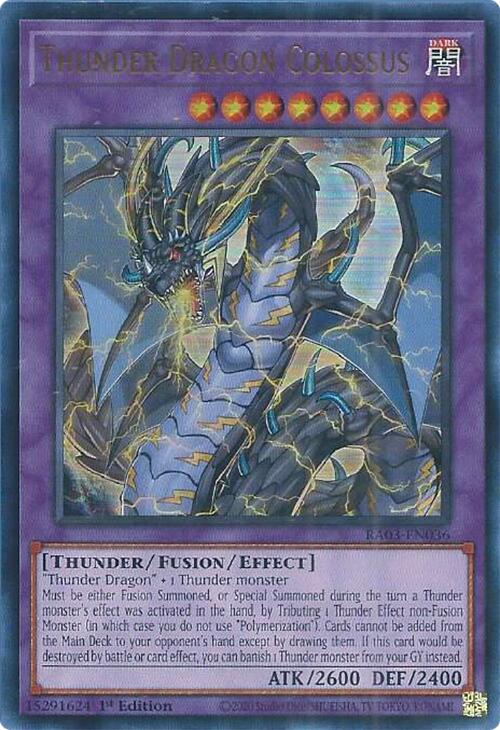 Thunder Dragon Colossus (UR) [RA03-EN036] Ultra Rare | Shuffle n Cut Hobbies & Games