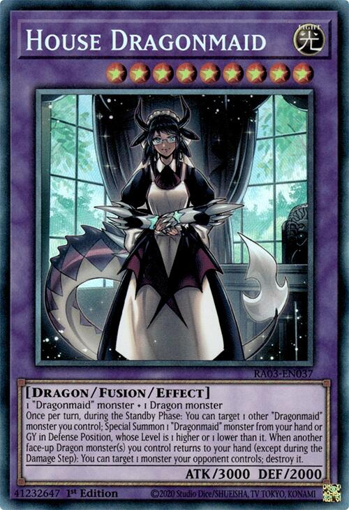 House Dragonmaid (CR) [RA03-EN037] Prismatic Collector's Rare | Shuffle n Cut Hobbies & Games