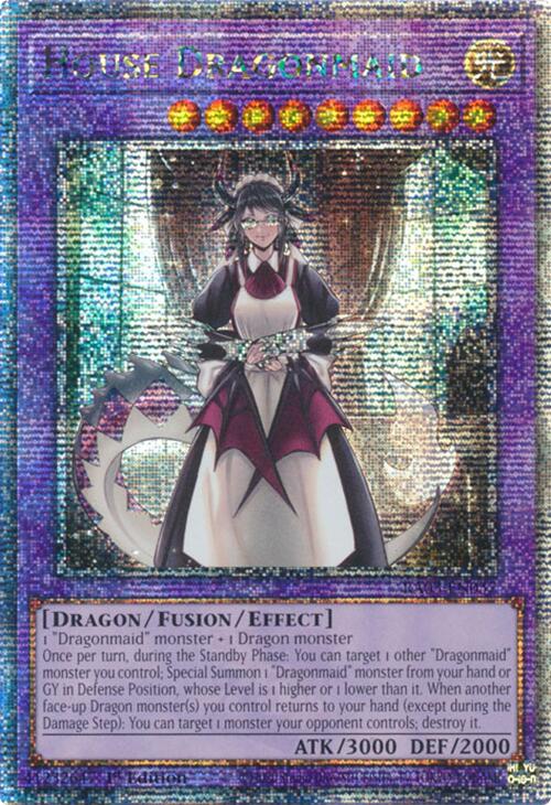 House Dragonmaid (Quarter Century Secret Rare) [RA03-EN037] Quarter Century Secret Rare | Shuffle n Cut Hobbies & Games