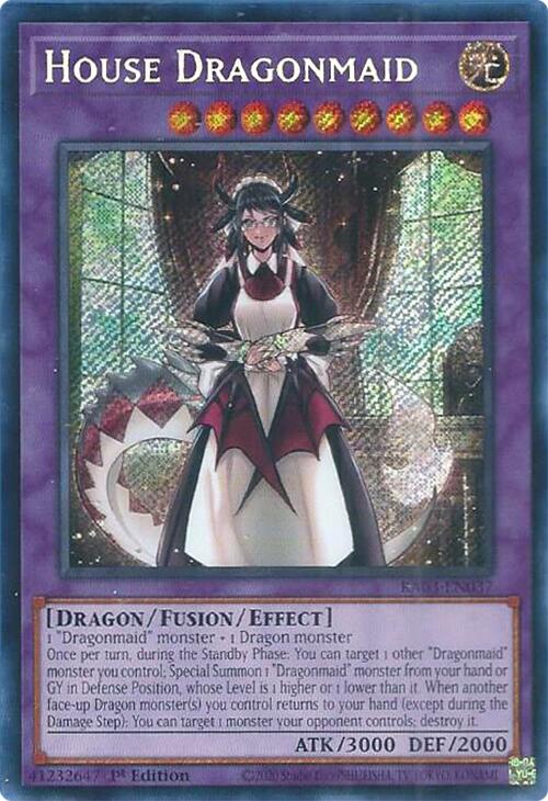 House Dragonmaid (Secret Rare) [RA03-EN037] Secret Rare | Shuffle n Cut Hobbies & Games