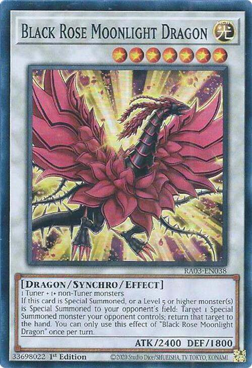 Black Rose Moonlight Dragon [RA03-EN038] Super Rare | Shuffle n Cut Hobbies & Games