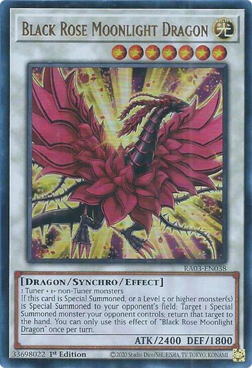 Black Rose Moonlight Dragon (UR) [RA03-EN038] Ultra Rare | Shuffle n Cut Hobbies & Games