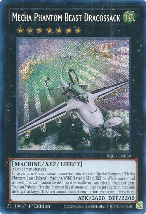 Mecha Phantom Beast Dracossack (Secret Rare) [RA03-EN039] Secret Rare | Shuffle n Cut Hobbies & Games