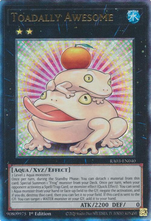 Toadally Awesome (UTR) [RA03-EN040] Prismatic Ultimate Rare | Shuffle n Cut Hobbies & Games