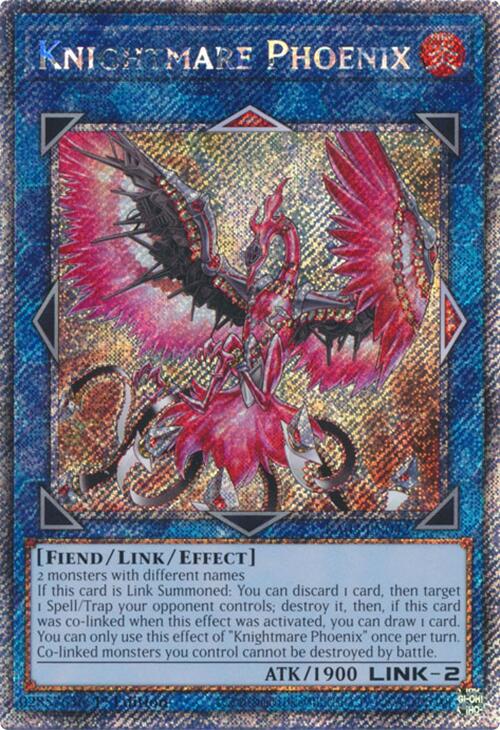 Knightmare Phoenix (Platinum Secret Rare) [RA03-EN042] Platinum Secret Rare | Shuffle n Cut Hobbies & Games