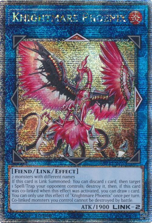 Knightmare Phoenix (Quarter Century Secret Rare) [RA03-EN042] Quarter Century Secret Rare | Shuffle n Cut Hobbies & Games