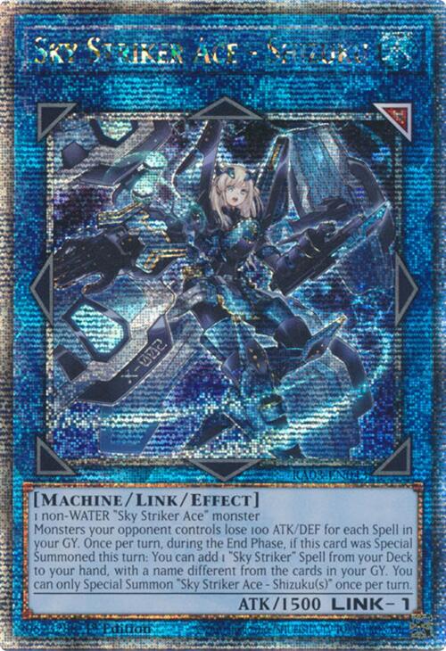 Sky Striker Ace - Shizuku (Quarter Century Secret Rare) [RA03-EN043] Quarter Century Secret Rare | Shuffle n Cut Hobbies & Games