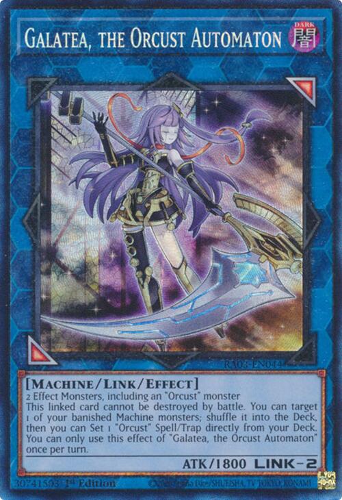 Galatea, the Orcust Automaton (CR) [RA03-EN044] Prismatic Collector's Rare | Shuffle n Cut Hobbies & Games