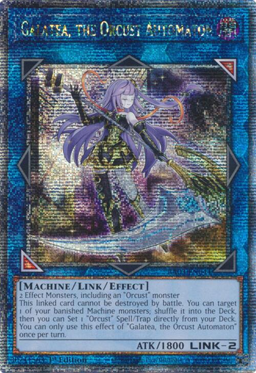 Galatea, the Orcust Automaton (Quarter Century Secret Rare) [RA03-EN044] Quarter Century Secret Rare | Shuffle n Cut Hobbies & Games