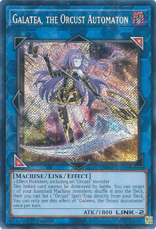 Galatea, the Orcust Automaton (Secret Rare) [RA03-EN044] Secret Rare | Shuffle n Cut Hobbies & Games