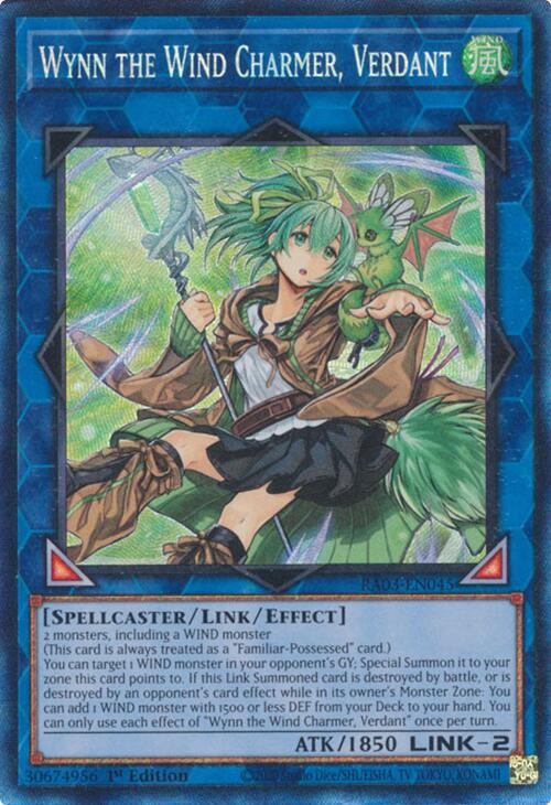 Wynn the Wind Charmer, Verdant (CR) [RA03-EN045] Prismatic Collector's Rare | Shuffle n Cut Hobbies & Games