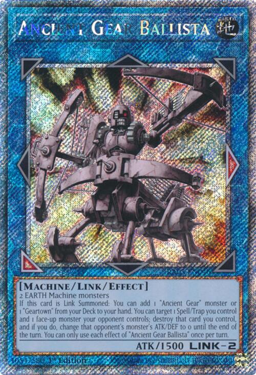 Ancient Gear Ballista (Platinum Secret Rare) [RA03-EN046] Platinum Secret Rare | Shuffle n Cut Hobbies & Games