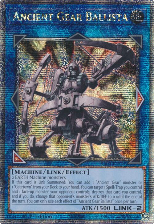 Ancient Gear Ballista (Quarter Century Secret Rare) [RA03-EN046] Quarter Century Secret Rare | Shuffle n Cut Hobbies & Games