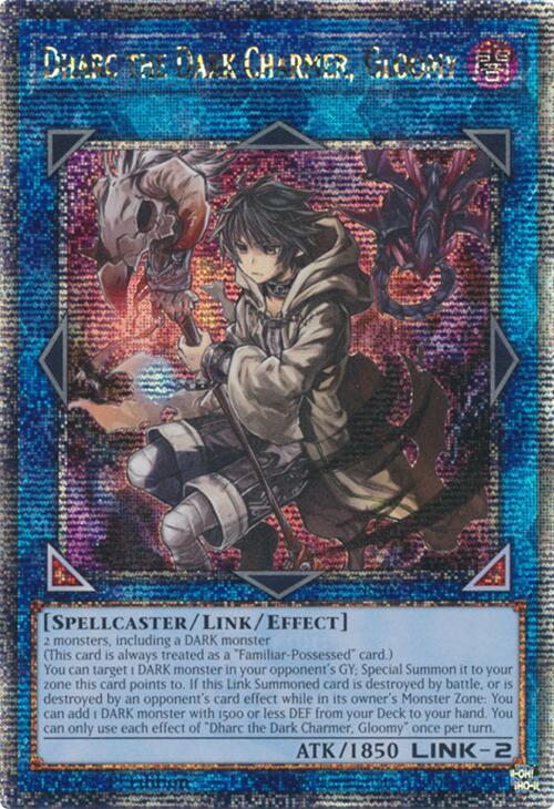 Dharc the Dark Charmer, Gloomy (Quarter Century Secret Rare) [RA03-EN048] Quarter Century Secret Rare | Shuffle n Cut Hobbies & Games