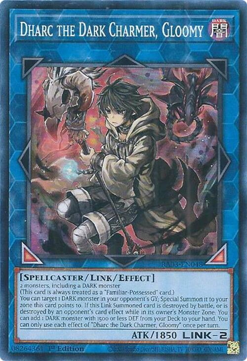 Dharc the Dark Charmer, Gloomy [RA03-EN048] Super Rare | Shuffle n Cut Hobbies & Games